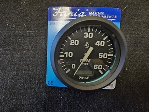 Faria Tach with Hour Meter